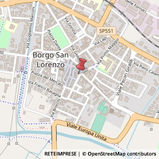 Mappa Piazzale Curtatone e Montanara, 12, 50032 Borgo San Lorenzo, Firenze (Toscana)