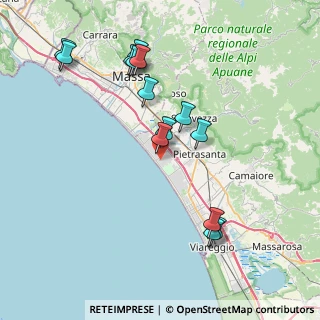 Mappa Via Corsica, 55042 Forte dei Marmi LU, Italia (8.32)