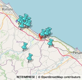 Mappa SS 16 km 221, 47841 Rimini RN, Italia (6.80462)