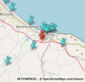 Mappa SS 16, 47841 Cattolica RN (4.08714)