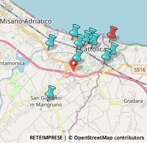 Mappa SS 16 km 221, 47841 Cattolica RN, Italia (1.63545)