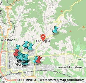 Mappa Via Carota e Molina II' Tratto, 51100 Pistoia PT, Italia (2.6515)