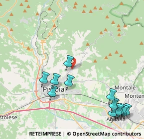 Mappa Via Carota e Molina II' Tratto, 51100 Pistoia PT, Italia (5.49846)