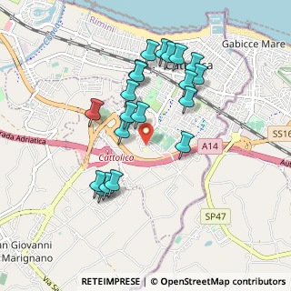 Mappa Via Alvares Cabral, 47841 Cattolica RN, Italia (0.889)