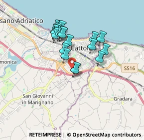 Mappa Via Alvares Cabral, 47841 Cattolica RN, Italia (1.5225)