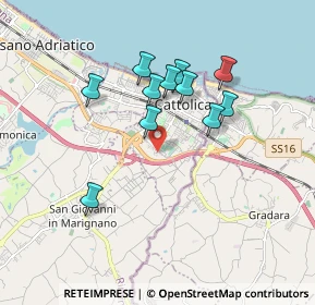 Mappa Via Alvares Cabral, 47841 Cattolica RN, Italia (1.57)