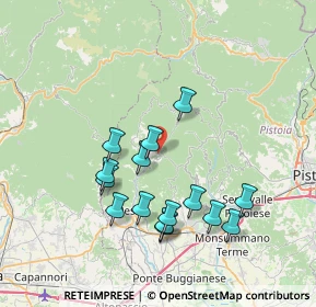 Mappa Via 17 Agosto, 51017 Pescia PT, Italia (7.26733)