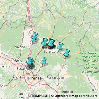Mappa Via degli Argini, 50032 Borgo San Lorenzo FI, Italia (9.50389)