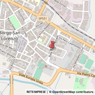 Mappa Viale Generale Pecori Giraldi, 52, 50032 Borgo San Lorenzo, Firenze (Toscana)