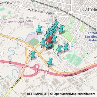 Mappa Piazza Berlinguer, 47841 Cattolica RN, Italia (0.2475)
