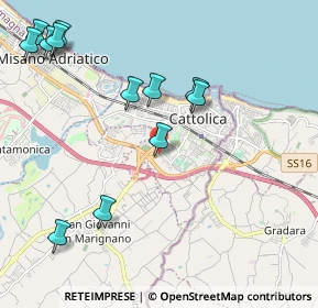 Mappa Accanto Centro Diamante, 47841 Cattolica RN, Italia (2.52583)