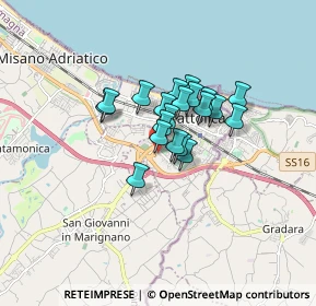 Mappa Accanto Centro Diamante, 47841 Cattolica RN, Italia (1.045)