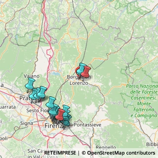 Mappa Via Trieste, 50032 Borgo San Lorenzo FI, Italia (19.051)