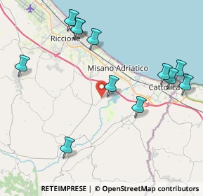 Mappa Via Ca' Raffaelli, 47843 Santa Monica-Cella RN, Italia (4.83)