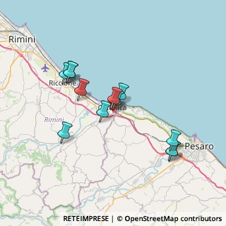 Mappa Via F. da Rimini, 47841 Cattolica RN, Italia (6.66167)