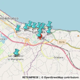 Mappa Via F. da Rimini, 47841 Cattolica RN, Italia (1.65583)