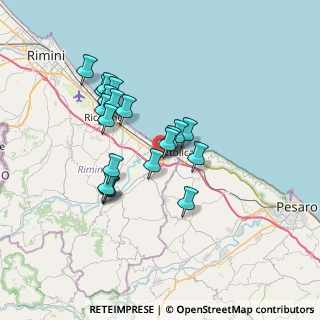 Mappa Via Ventena II, 47841 Cattolica RN, Italia (6.0825)