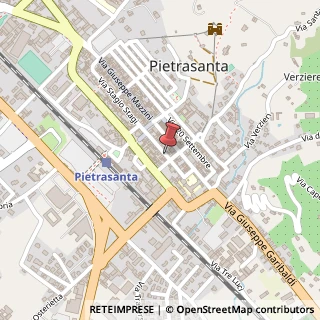 Mappa Via Padre Eugenio Barsanti, 42, 55045 Pietrasanta, Lucca (Toscana)