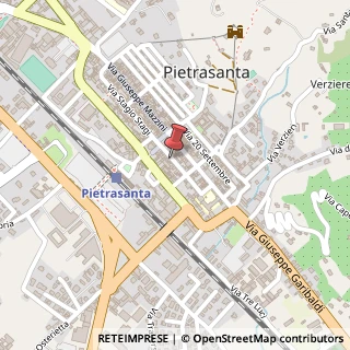 Mappa Via Padre Eugenio Barsanti, 22, 55045 Pietrasanta, Lucca (Toscana)
