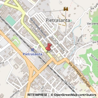 Mappa Via Nazario Sauro,  4, 55045 Pietrasanta, Lucca (Toscana)