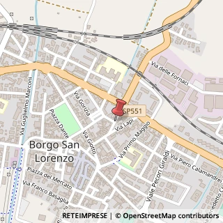 Mappa Via Ulivi Giotto, 30, 50032 Borgo San Lorenzo, Firenze (Toscana)