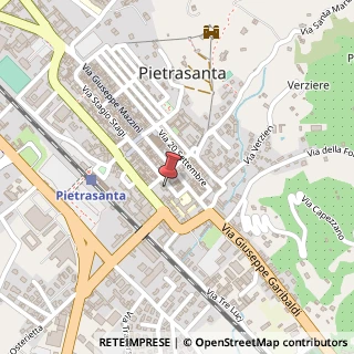 Mappa Via Padre Eugenio Barsanti, 56, 55045 Pietrasanta, Lucca (Toscana)