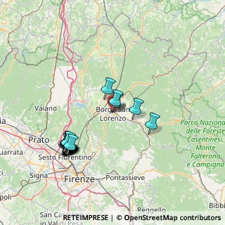 Mappa Via Guglielmo Marconi, 50032 Borgo San Lorenzo FI, Italia (16.391)