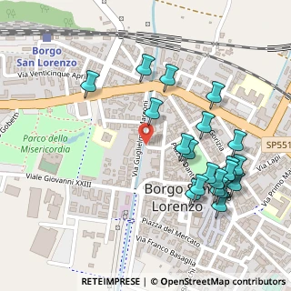 Mappa Via Guglielmo Marconi, 50032 Borgo San Lorenzo FI, Italia (0.2805)