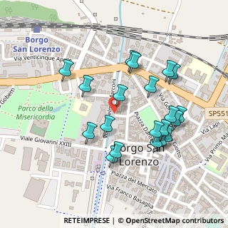 Mappa Via Guglielmo Marconi, 50032 Borgo San Lorenzo FI, Italia (0.236)