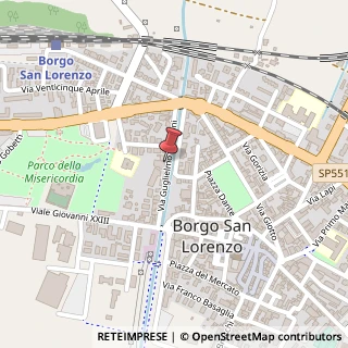 Mappa Via Guglielmo Marconi, 43, 50032 Borgo San Lorenzo, Firenze (Toscana)
