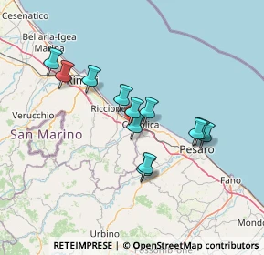 Mappa Via Tribbio di Sotto, 47842 San Giovanni in Marignano RN, Italia (12.02167)