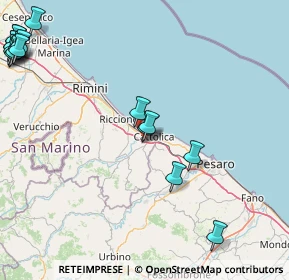 Mappa Via Tribbio di Sotto, 47842 San Giovanni in Marignano RN, Italia (25.36118)