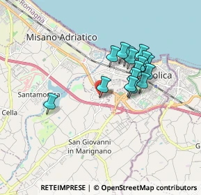 Mappa Via Tribbio di Sotto, 47842 San Giovanni in Marignano RN, Italia (1.4725)