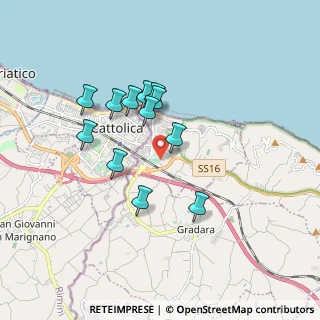 Mappa Via Str. Ferrata, 61011 Gabicce mare PU, Italia (1.5175)