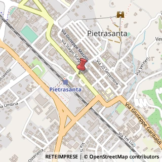 Mappa Piazza Giosuè Carducci, n° 12, 55045 Pietrasanta, Lucca (Toscana)