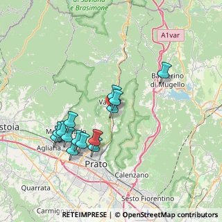 Mappa Via Fratelli Buricchi, 59021 Vaiano PO, Italia (7.26429)
