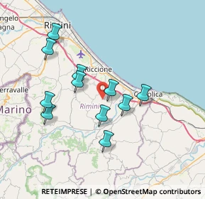 Mappa Via S. Biagio, 47843 Misano Adriatico RN, Italia (6.70727)