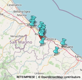 Mappa Via S. Biagio, 47843 Misano Adriatico RN, Italia (8.42083)