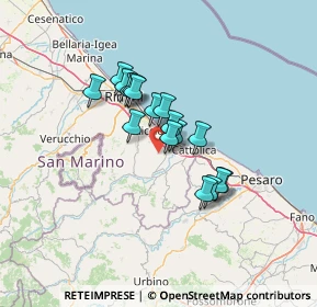 Mappa Via S. Biagio, 47843 Misano Adriatico RN, Italia (9.71176)