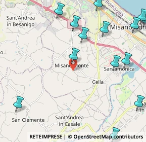 Mappa Via S. Biagio, 47843 Misano Adriatico RN, Italia (3.06857)