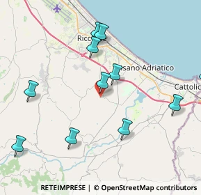 Mappa Via S. Biagio, 47843 Misano Adriatico RN, Italia (4.51091)
