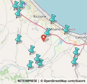 Mappa Via S. Biagio, 47843 Misano Adriatico RN, Italia (5.14154)