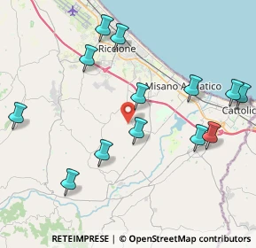 Mappa Via S. Biagio, 47843 Misano Adriatico RN, Italia (5.36813)