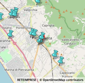 Mappa Via S. Agostino, 55045 Pietrasanta LU, Italia (2.38357)