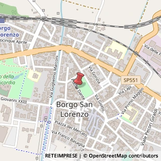 Mappa Piazza Dante, 25, 50032 Borgo San Lorenzo, Firenze (Toscana)