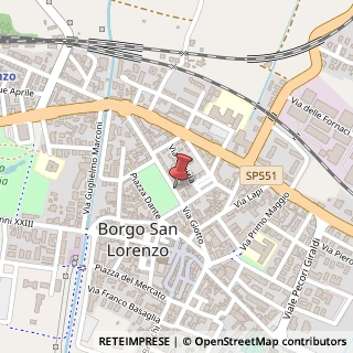 Mappa Piazza Dante, 58, 50032 Borgo San Lorenzo, Firenze (Toscana)