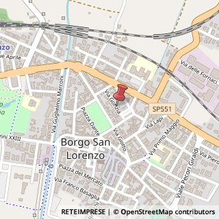 Mappa Via Gorizia, 11, 50032 Borgo San Lorenzo, Firenze (Toscana)