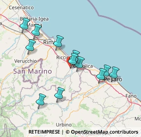 Mappa Via San Giovanni, 47843 Misano Adriatico RN, Italia (14.34917)