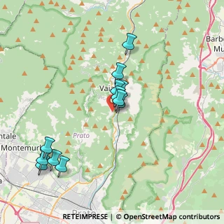 Mappa Via Val di Bisenzio, 59021 Vaiano PO, Italia (3.70083)