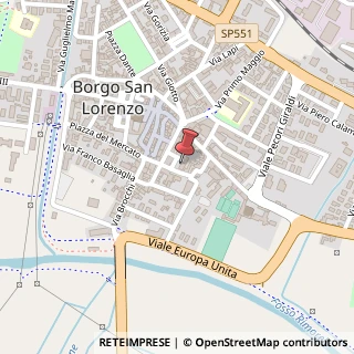 Mappa Via Giorgio La Pira, 29, 50032 Borgo San Lorenzo, Firenze (Toscana)